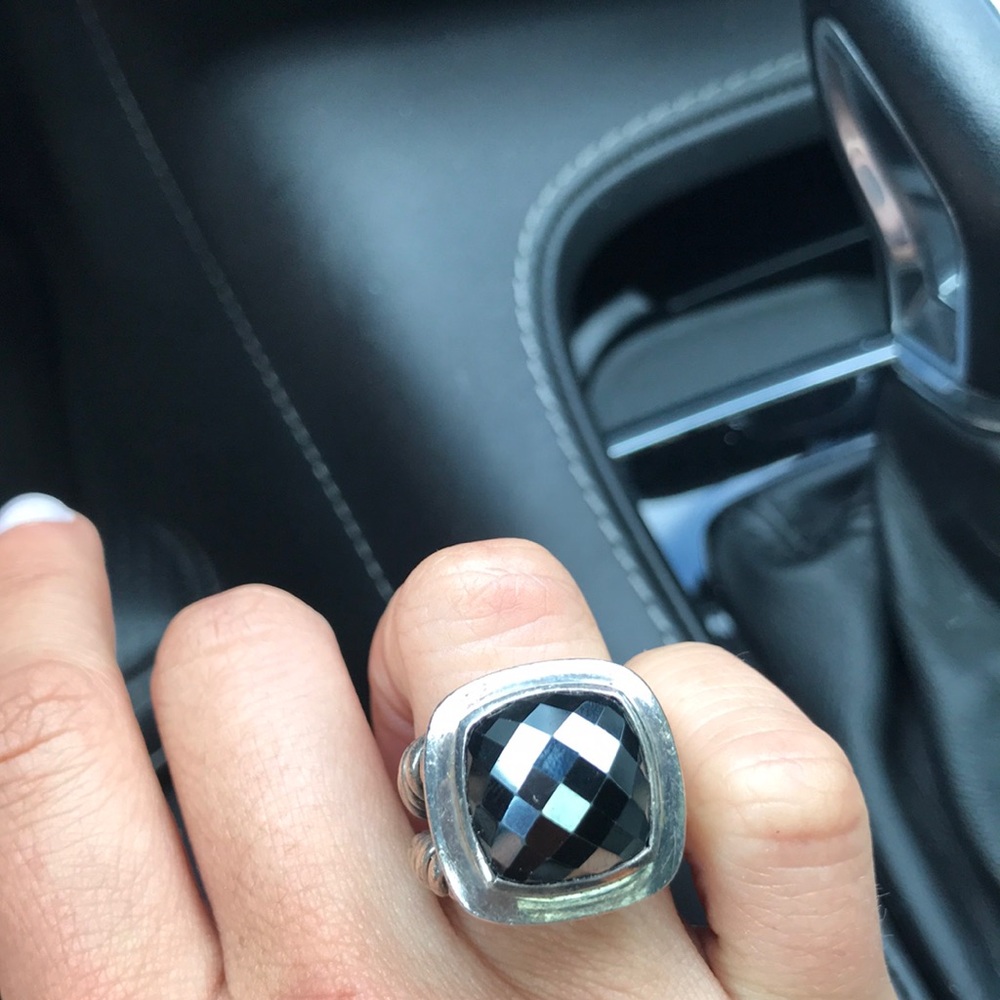 Black onyx Albion ring
